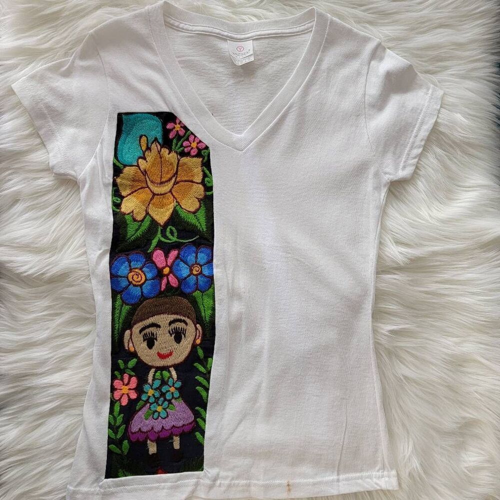 Mexican Frida Kahlo T-Shirt for Woman
